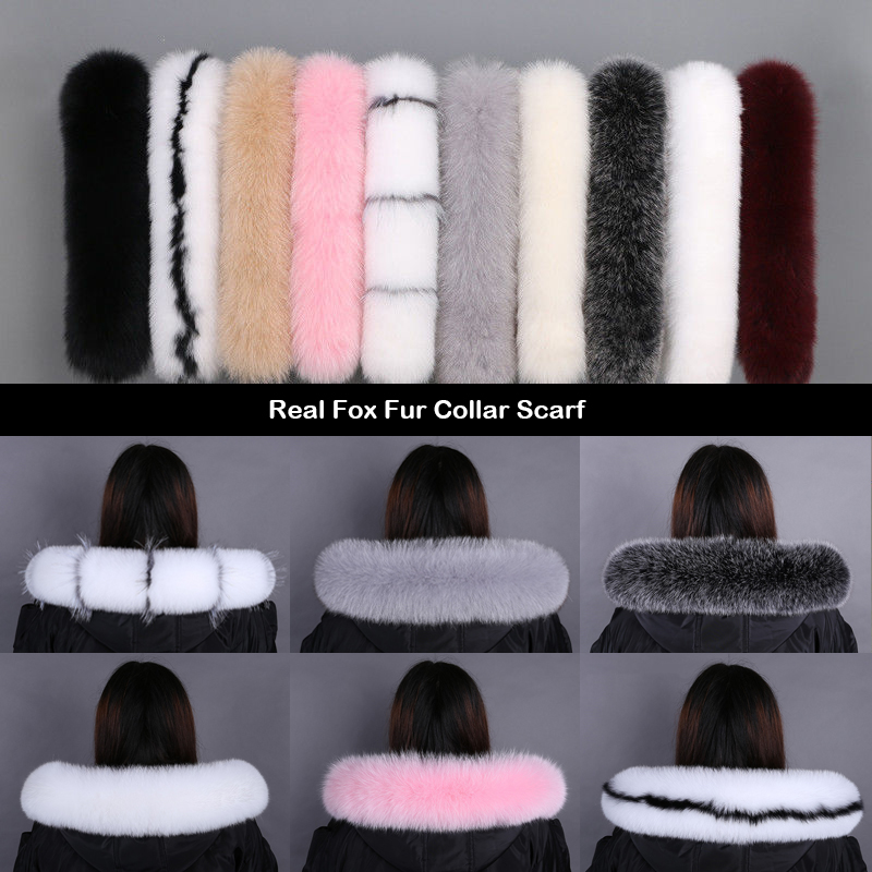 Winter Clothing Women Sale - Women Luxury Natural Fox Fur Scarf