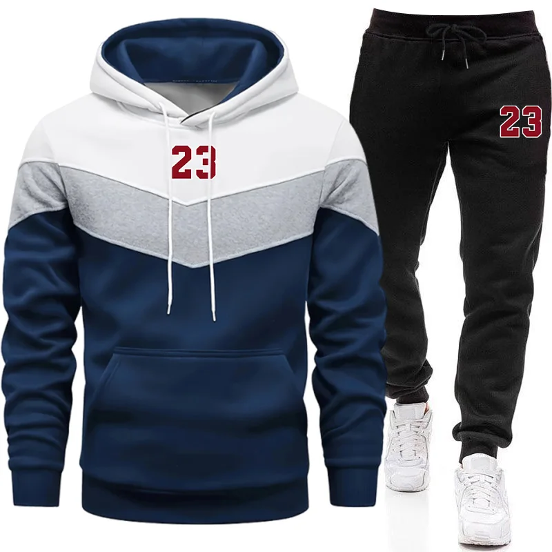 Winter Clothing Pants - New Tracksuit for Man Casual Hooded