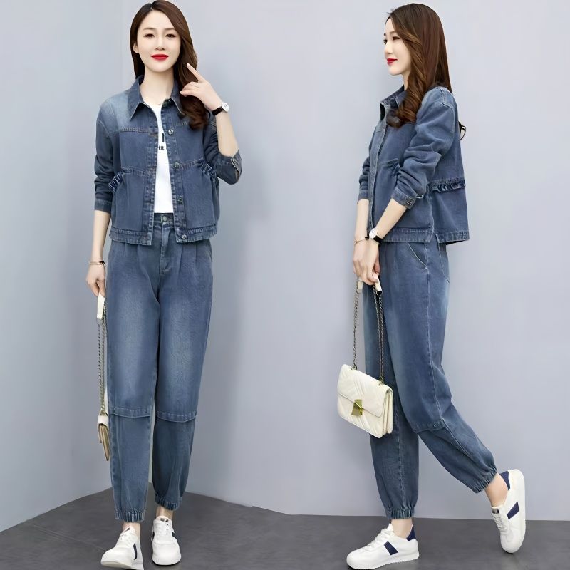 Winter Clothing Women Sale - Women Denim Suits 2024 New Spring
