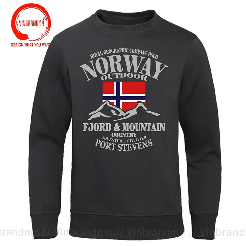 Winter Clothing Norway - Norway Fjord Mountain Prints Sweatshirts Hoodies