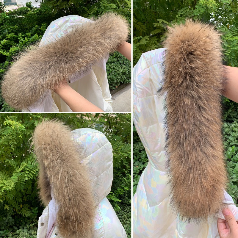 Winter Clothing Women Sale - Real Fur Collar for Coat Parkas