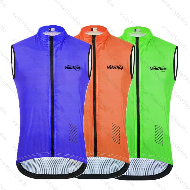 Padded Vest Gilet - Men's Sleeveless Cycling Vest Run Vest
