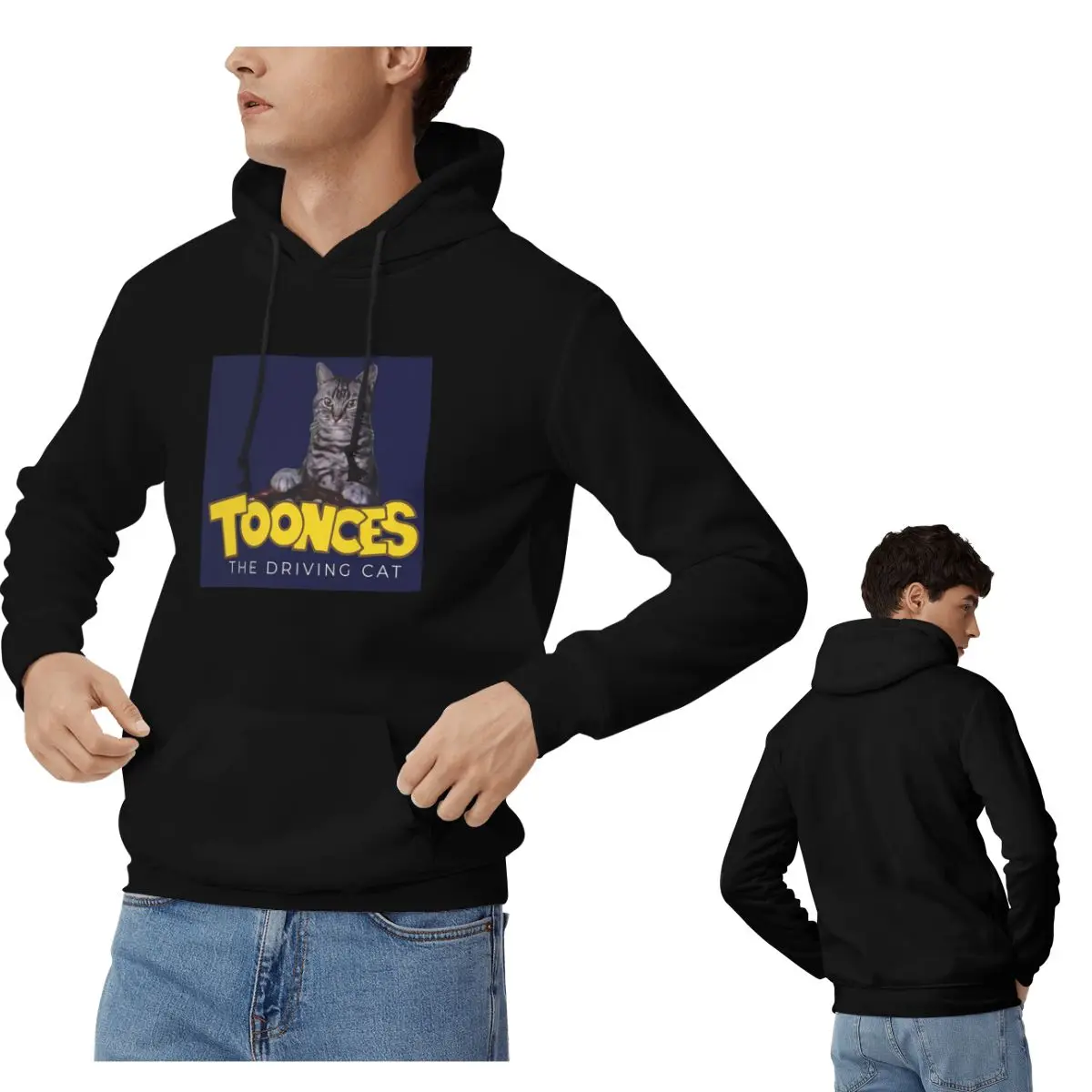 Winter Clothing Drive - Toonces The Driving Cat Hoodies Men's