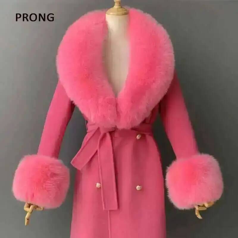 Winter Clothing Women Sale - Real Fur Collar And Cuffs Set