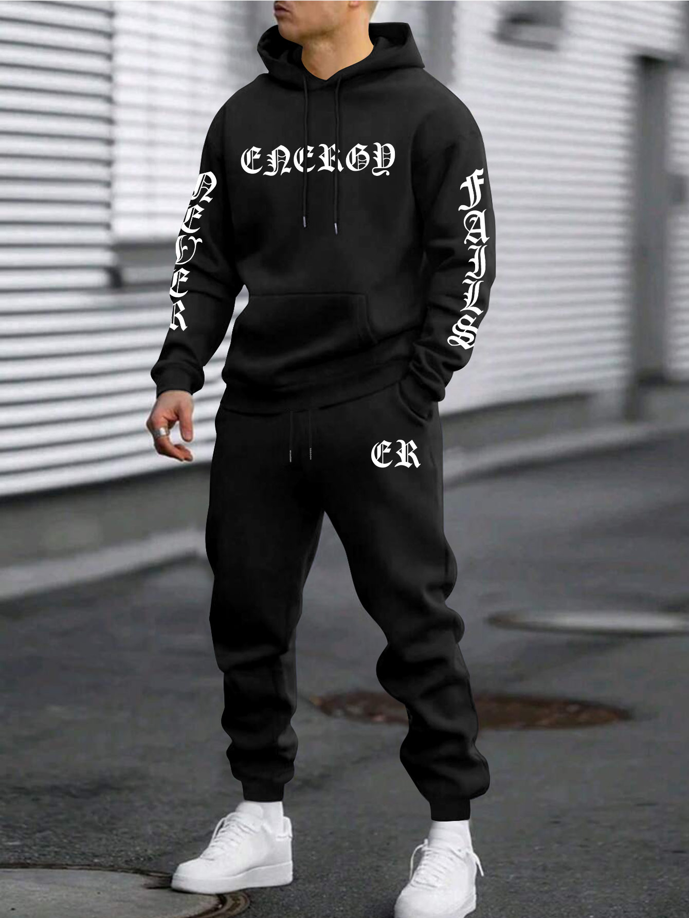 Men's Sports Suits Fashion Tra - Winter Clothing Pants recension och pris