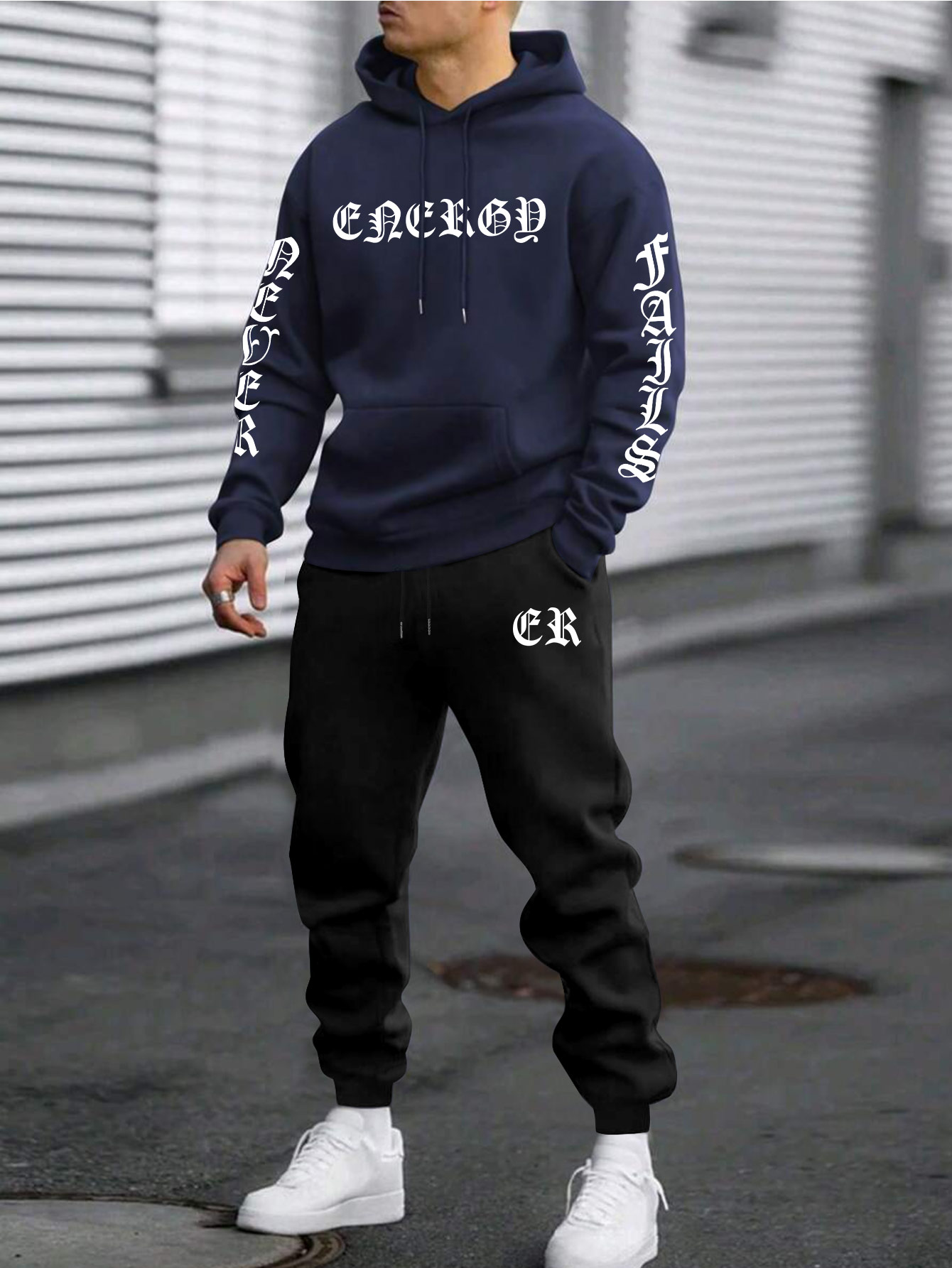 Men's Sports Suits Fashion Tra - Winter Clothing Pants recension och pris
