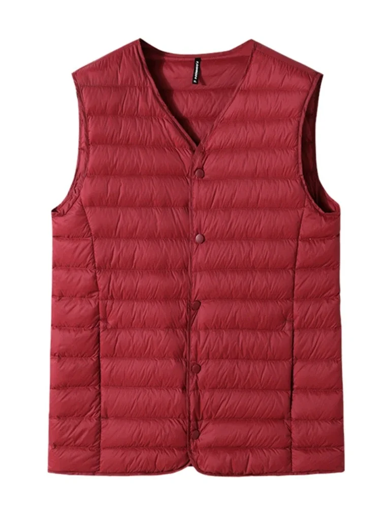 2023 New Winter V-Neck Men's V - Padded Vest Gilet recension och pris