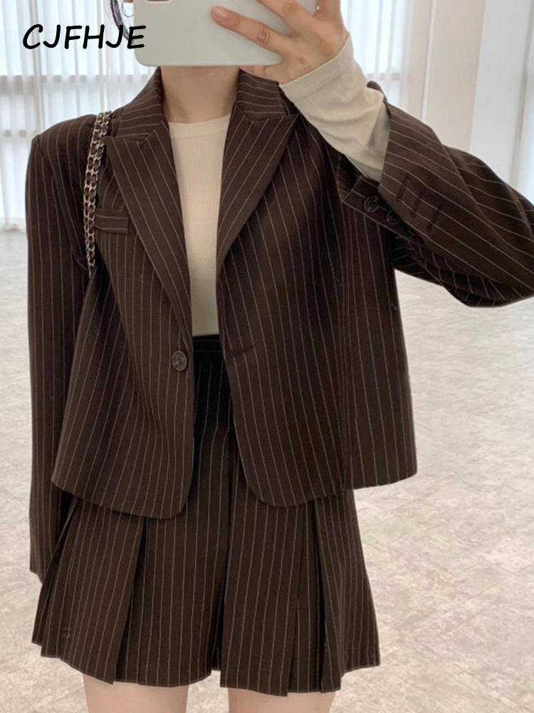 CJFHJE Fashion Stripe Blazer W - Winter Clothing Online recension och pris