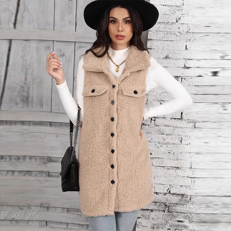 Women's Lamb Plush Vests Splic - Winter Clothing On Sale Women'S recension och pris