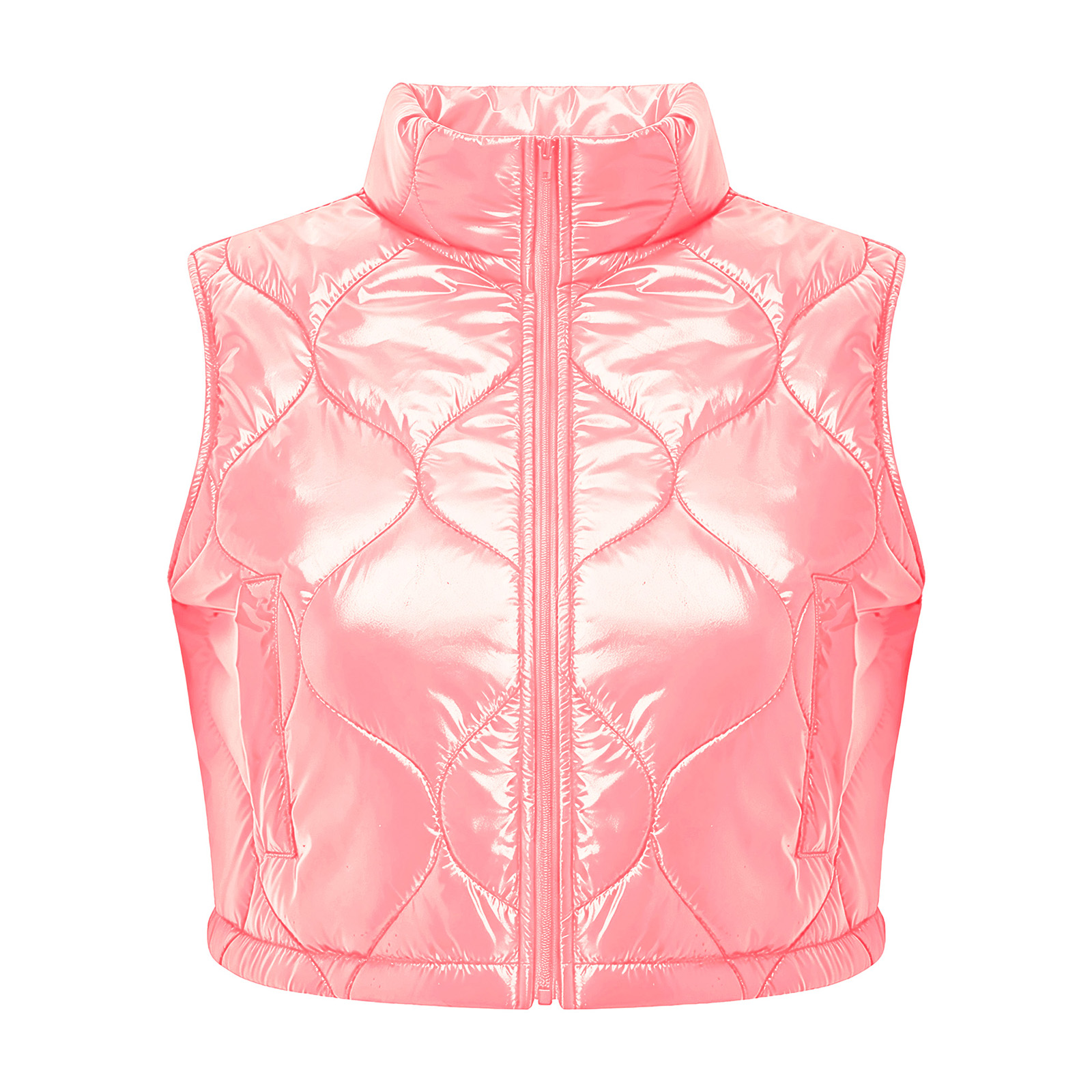 Women Short Coats Vest Sleevel - Padded Vest Gilet recension och pris