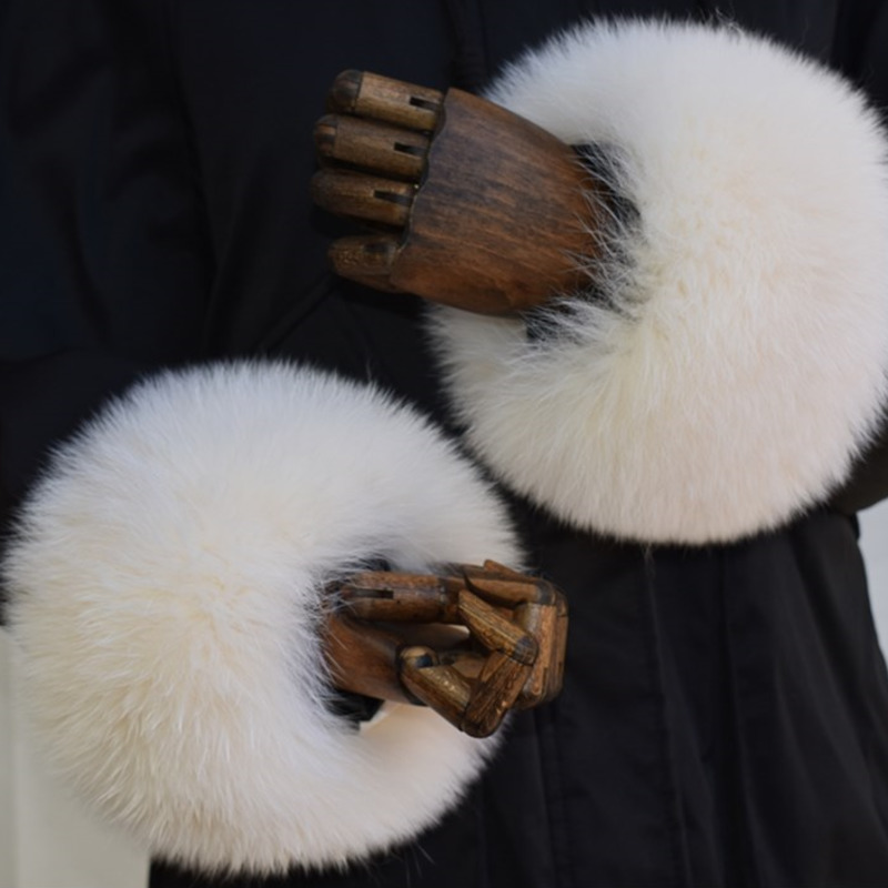 Fox Fur Cuffs For Women Whole  - Winter Clothing Women Sale recension och pris