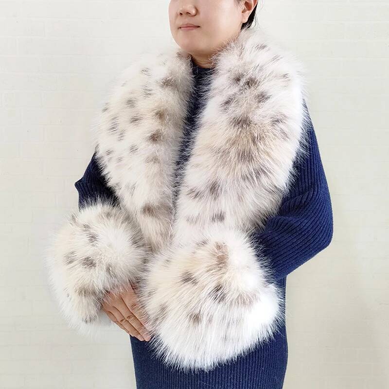 Large Women Faux Fox Fur Scarf - Winter Clothing Online recension och pris