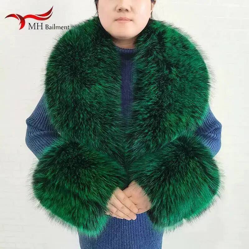 Large Women Faux Fox Fur Scarf - Winter Clothing Online recension och pris