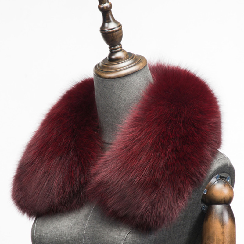 Winter Natural Fox Fur Scarf S - Winter Clothing Matching recension och pris