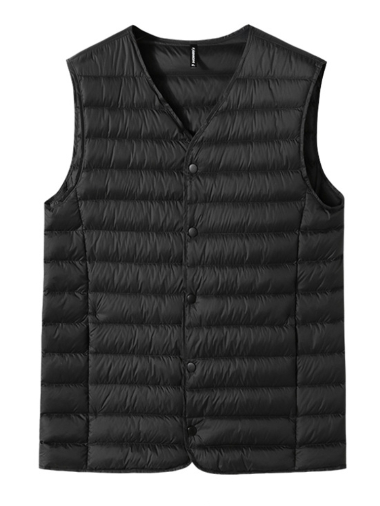 2023 New Winter V-Neck Men's V - Padded Vest Gilet recension och pris