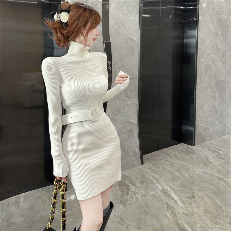 Bodycon Turtleneck Short Skinn - Winter Clothing On Sale Women'S recension och pris