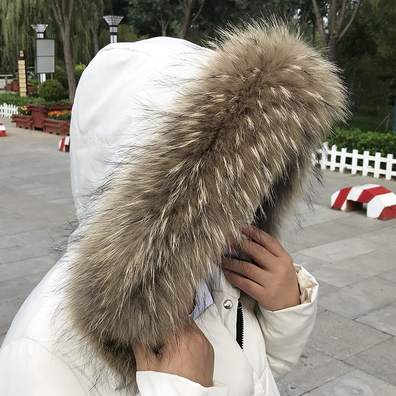 Real Fur Collar for Coat Parka - Winter Clothing Women Sale recension och pris