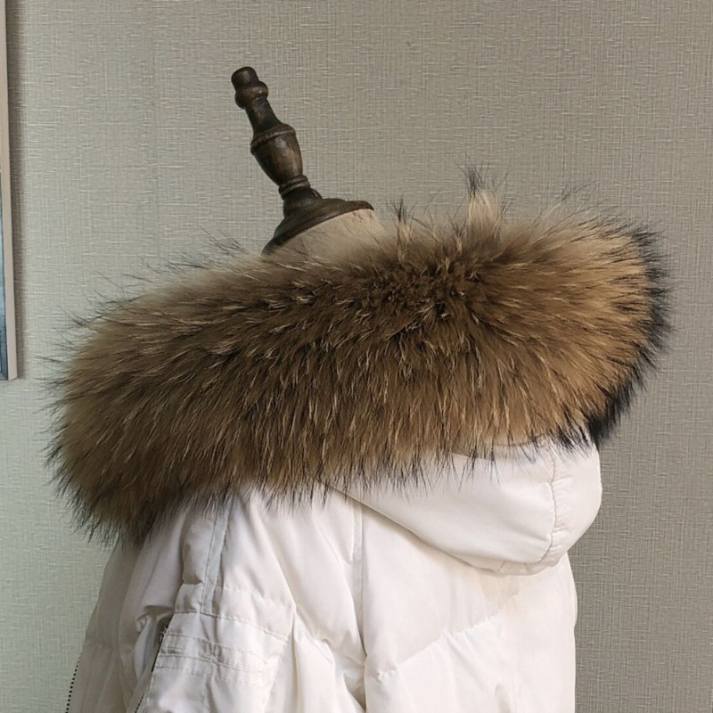 Real Fur Collar for Coat Parka - Winter Clothing Women Sale recension och pris