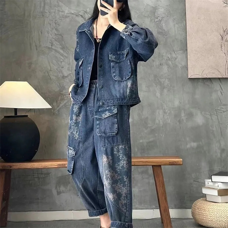 2025 Autumn Denim jacket Suits - Winter Clothing Women Sale recension och pris