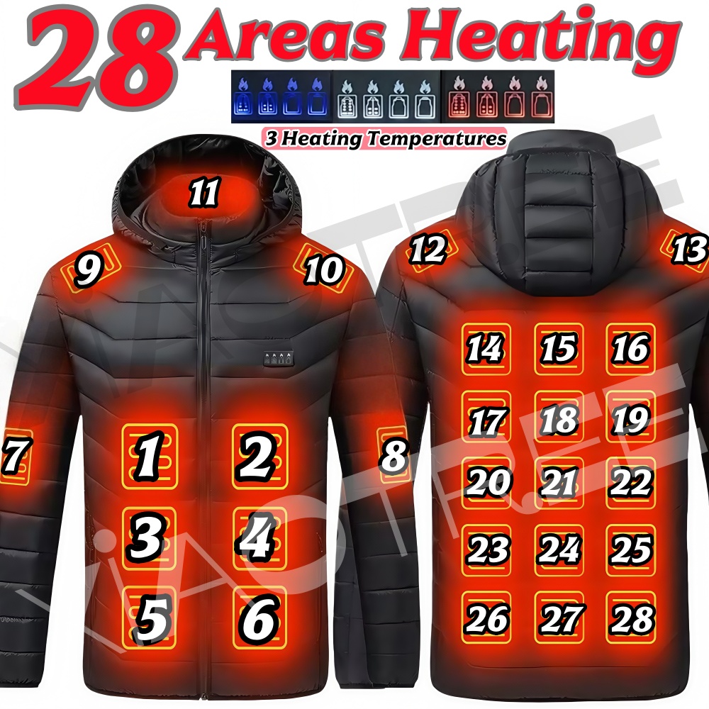 28 Areas Men Women's Heating J - Winter Clothing Matching recension och pris