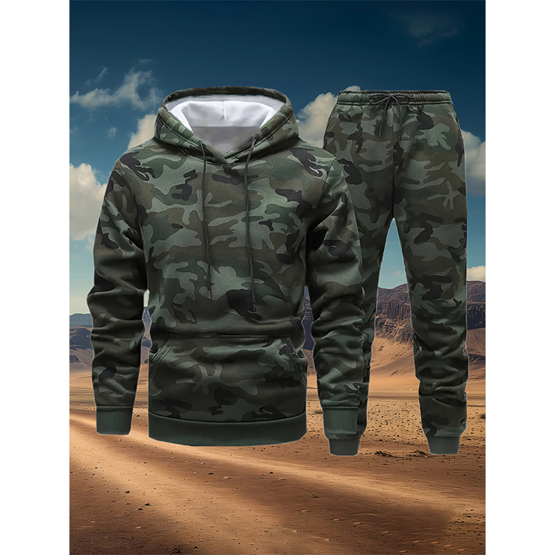 Autumn Camouflage 3D Print Hoo - Winter Clothing Pants recension och pris