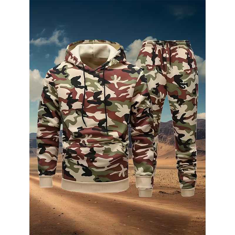 Autumn Camouflage 3D Print Hoo - Winter Clothing Pants recension och pris