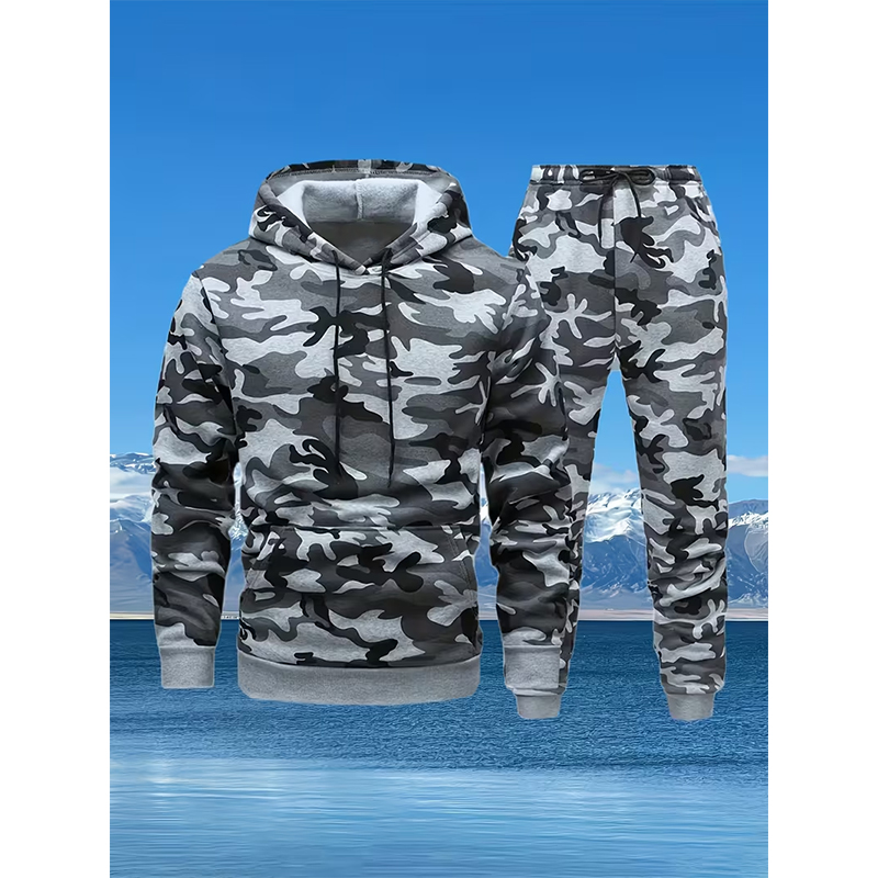 Autumn Camouflage 3D Print Hoo - Winter Clothing Pants recension och pris
