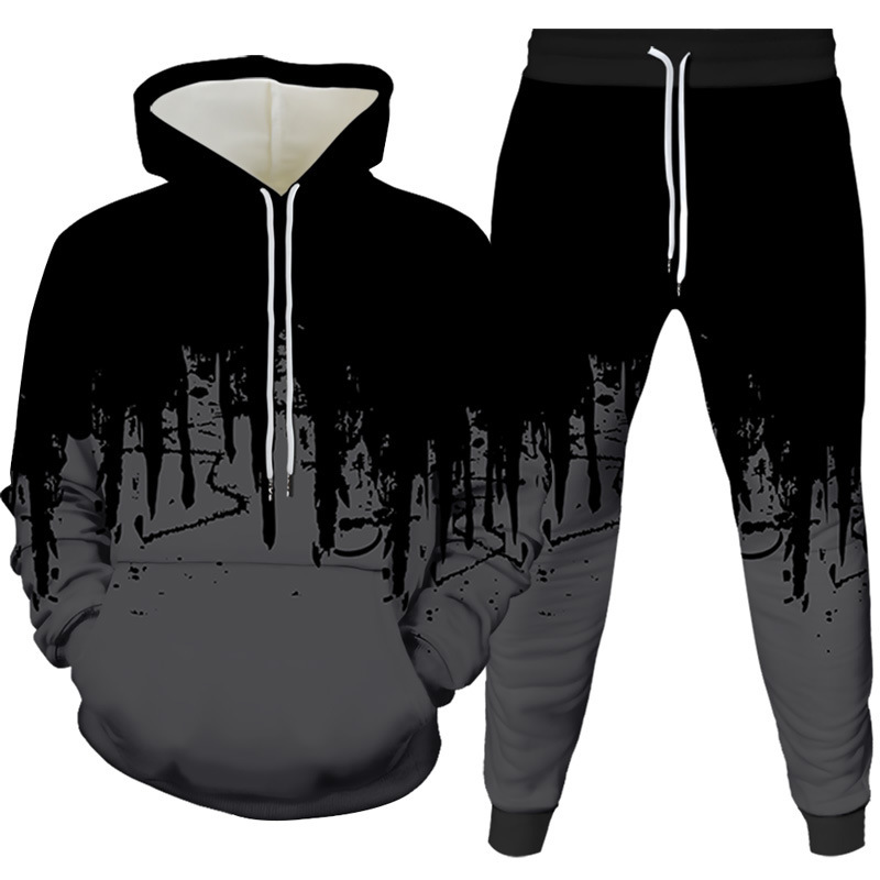 Ink Painting 3D Printed Hoodie - Winter Clothing Pants recension och pris