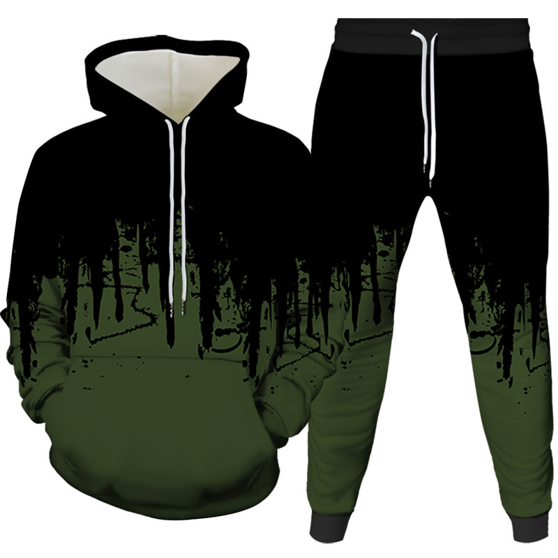 Ink Painting 3D Printed Hoodie - Winter Clothing Pants recension och pris